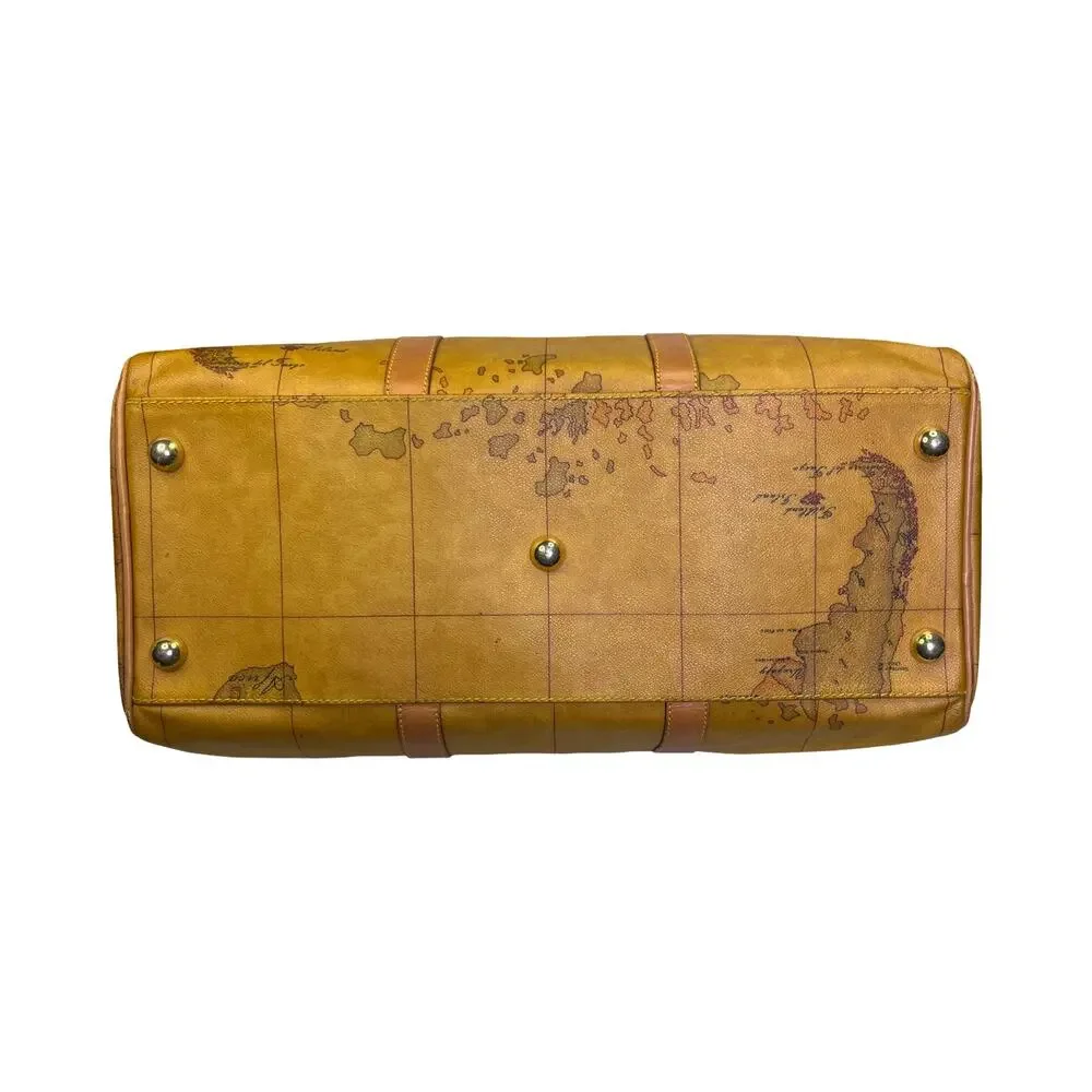 Alviero Martini 1A Classe Geo Map Duffle Bag Weekender Travel Bag Italy 19”